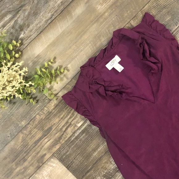 Ann Taylor Tops - Ann Taylor Loft • Purple Sleeveless Top